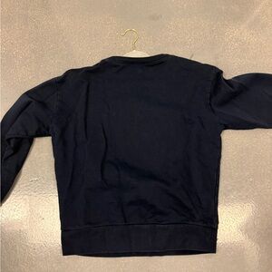 Zara Men's Dark Blue Crewneck Sweater